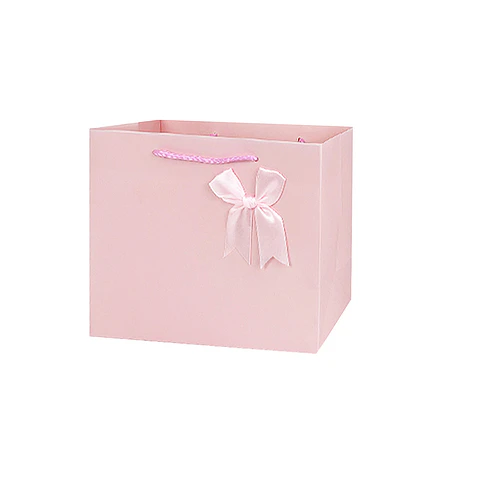 Bolsa de regalo horizontal rosa L 45*32*12cm 12pcs