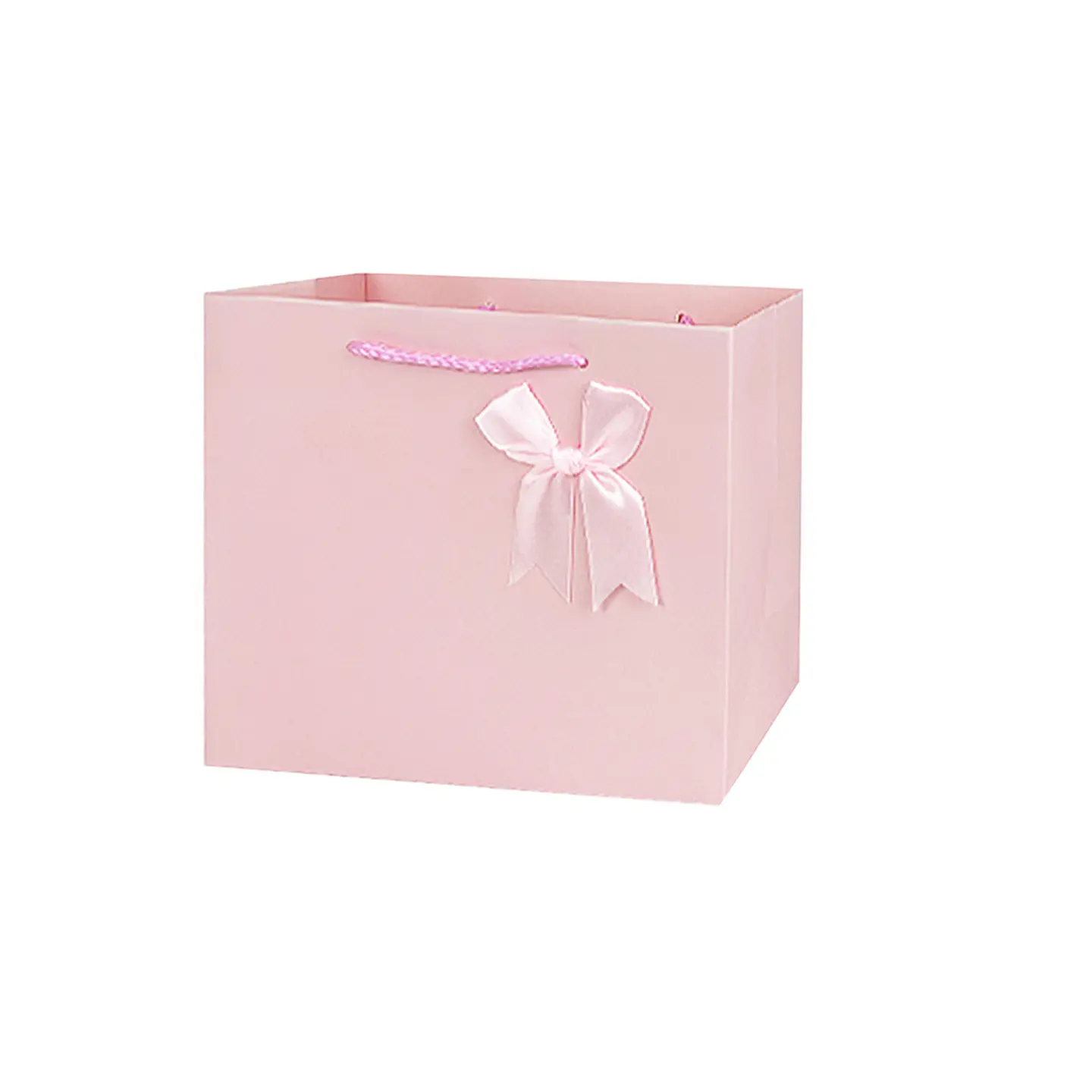 Bolsa de regalo horizontal rosa L 45*32*12cm 12pcs 1