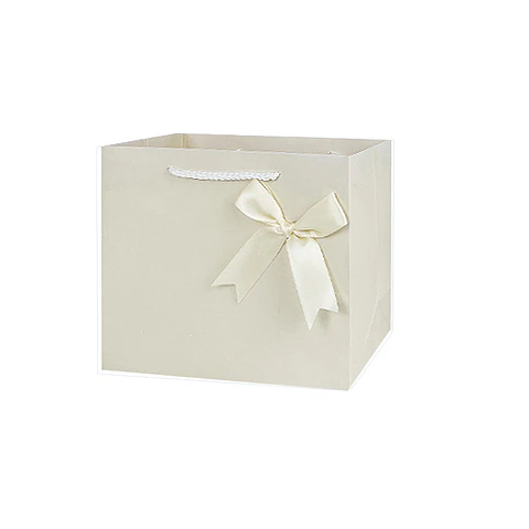 Bolsa de regalo horizontal beige M 32*26*10cm 12pcs