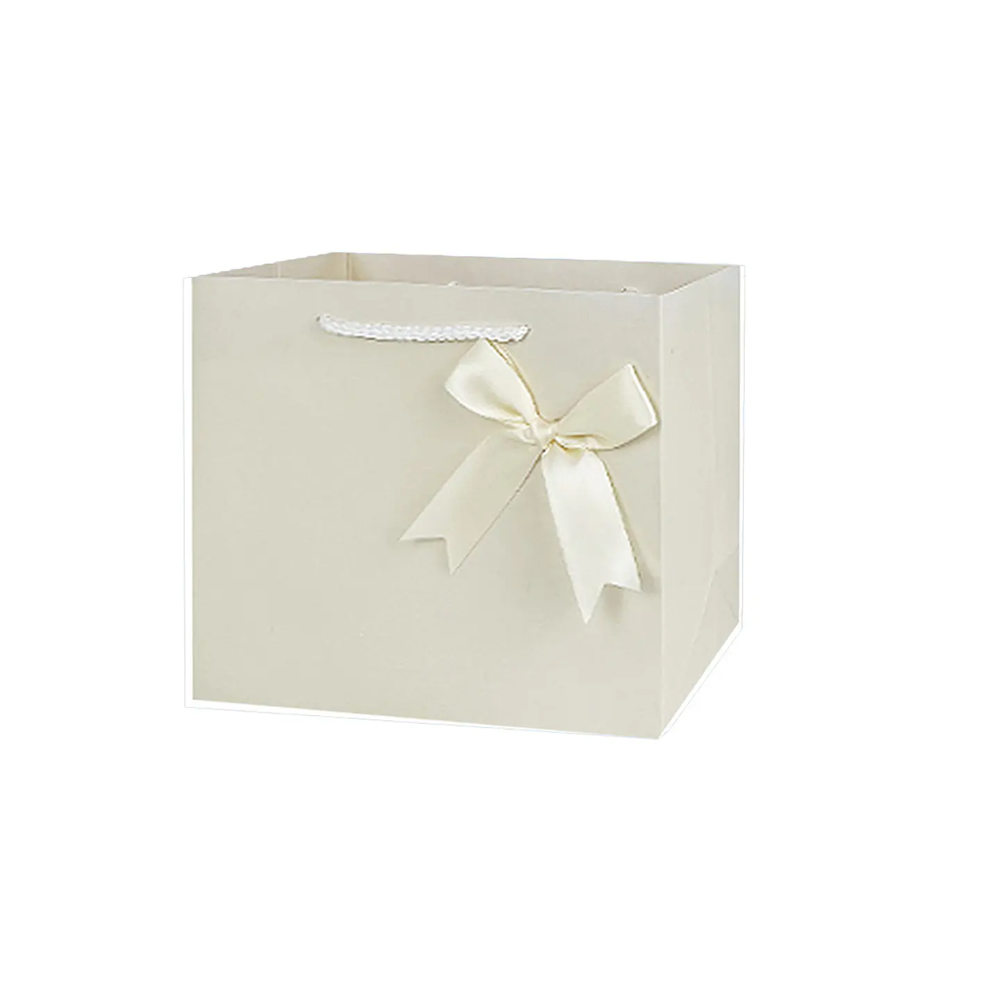 Bolsa de regalo horizontal beige M 32*26*10cm 12pcs 1