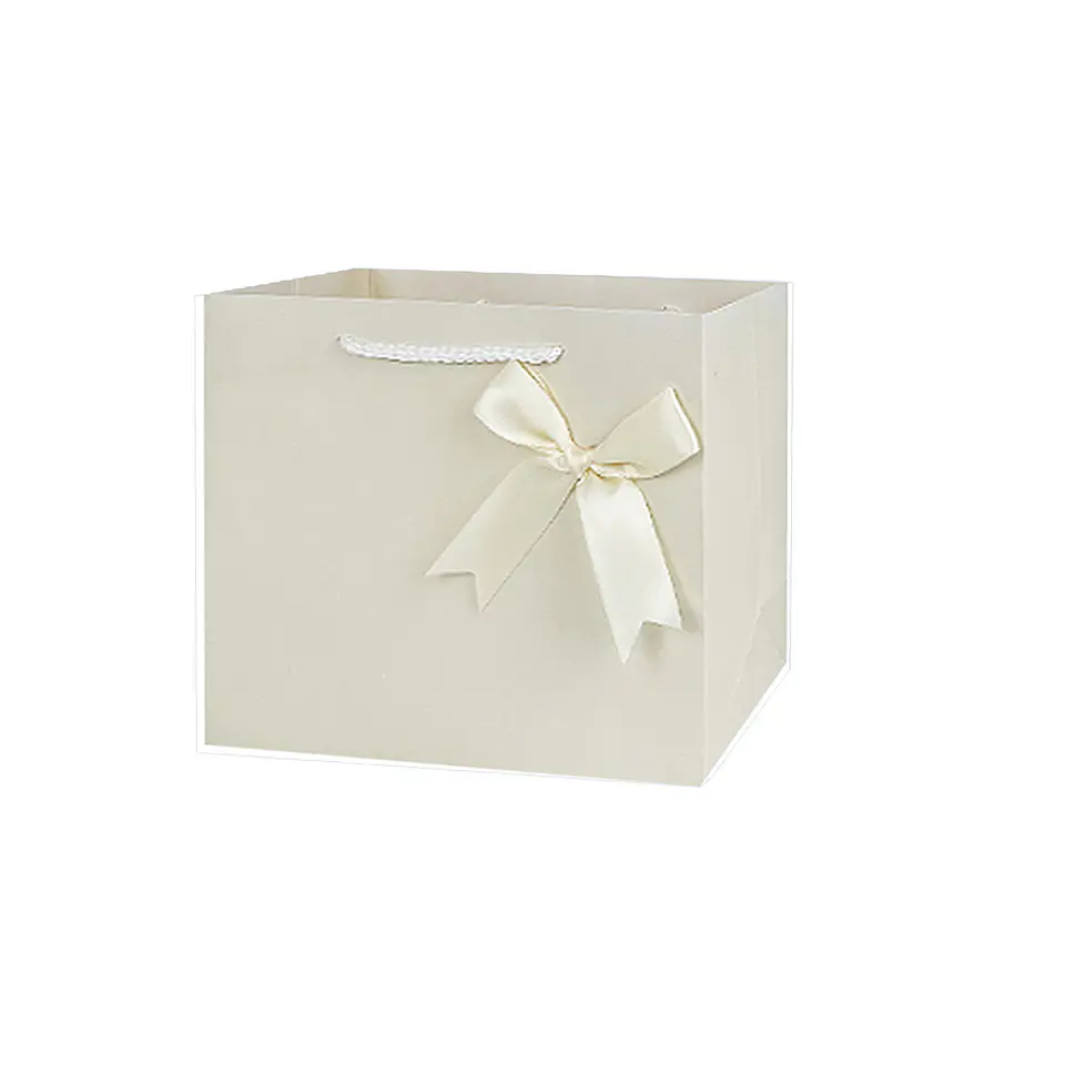 Bolsa de regalo horizontal beige L 45*32*12cm 12pcs 1