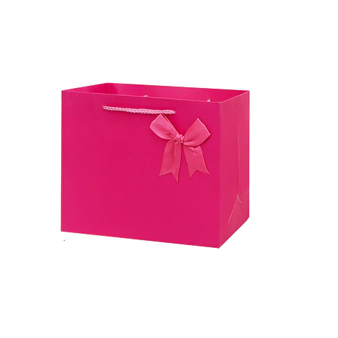 Bolsa de regalo horizontal fucsia L 45*32*12cm 12pcs