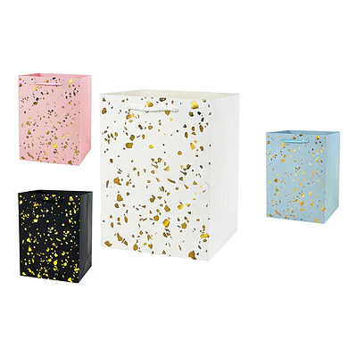 Bolsa de regalo con estampado dorado L 44*31*12cm Color Aleatorio