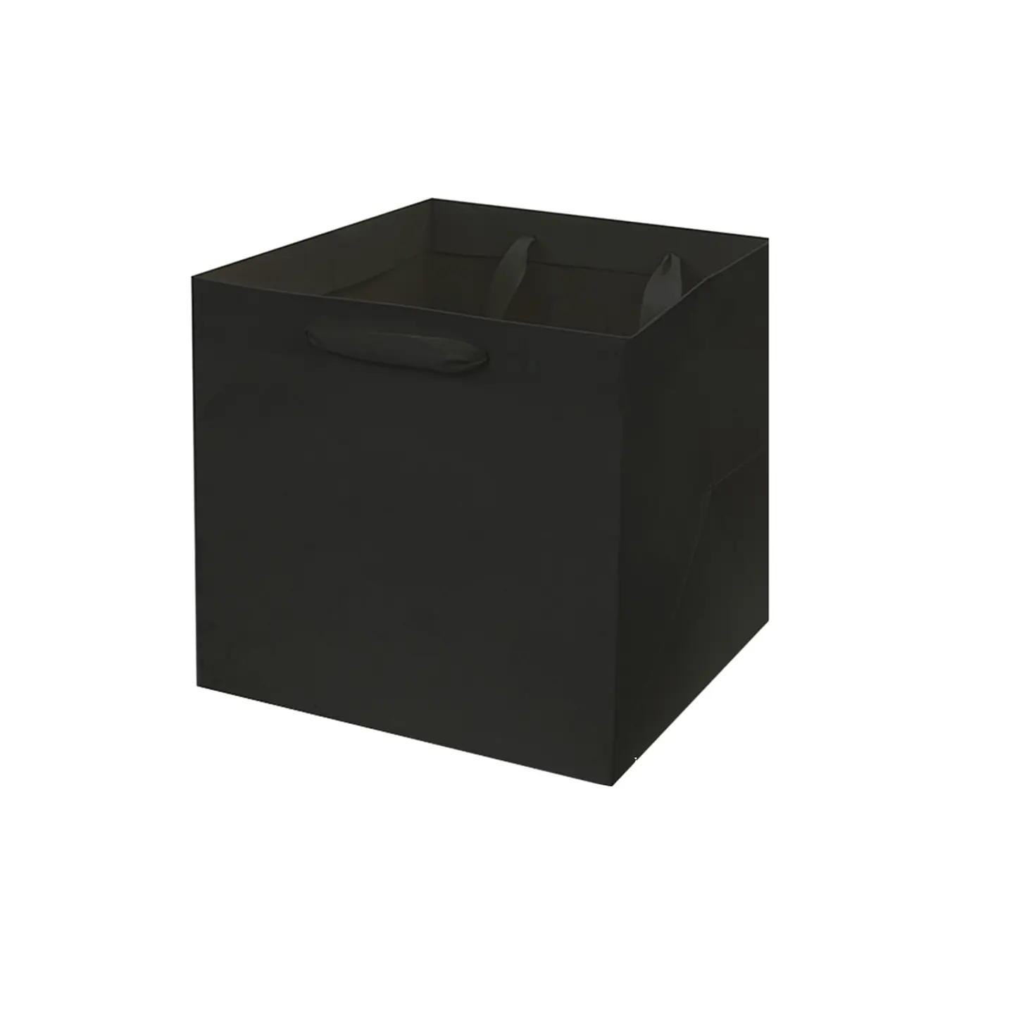 Bolsa de regalo base ancha negra XL 35*35*35cm 12pcs 1