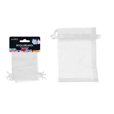 Bolsa de organza blanca 13*18cm 4pcs