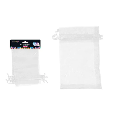 Bolsa de organza blanca 18*24cm 3pcs