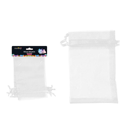 Bolsa de organza blanca 18*24cm 3pcs