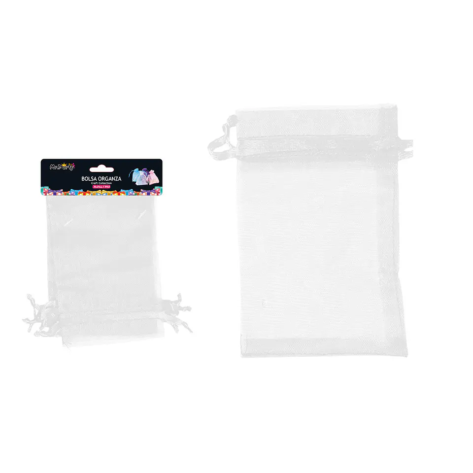 Bolsa de organza blanca 18*24cm 3pcs 1