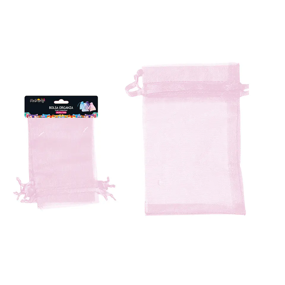 Bolsa de organza rosada 18*24cm 3pcs 1