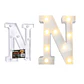 Letra N con luz led 22cm - Miniatura 1