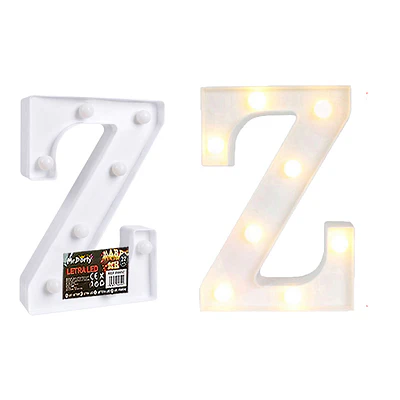 Letra Z con luz led 22cm