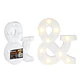 Signo & con luz led 22cm - Miniatura 1