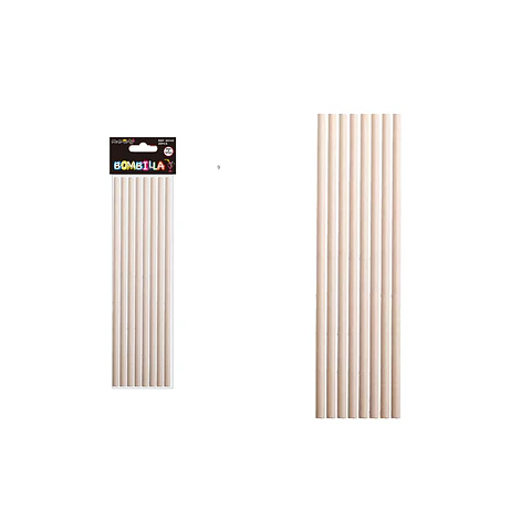 Bombillas de papel ecológica 20pcs