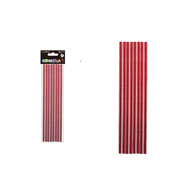 Bombillas de papel rojo 20pcs