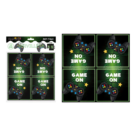 Servilletas videojuego verde 33*33cm 10pcs