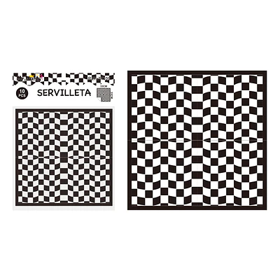 Servilletas cuadros 33*33cm 10pcs