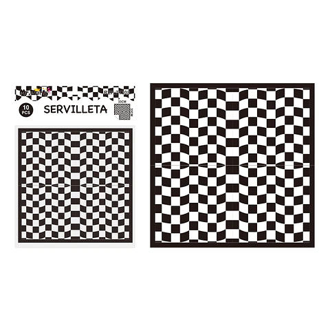 Servilletas cuadros 33*33cm 10pcs