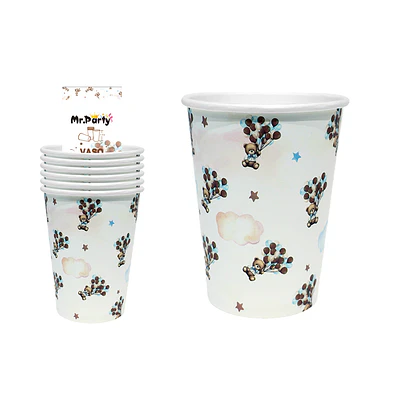 Vasos de papel osito 6pcs