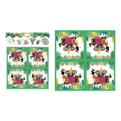 Servilletas animales 33*33cm 10pcs