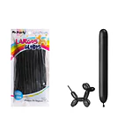 Globos largos negro 120cm 30pcs