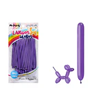 Globos largos morado 120cm 30pcs