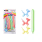 Globos largos colores pasteles surtidos 120cm 30pcs - Miniatura 1
