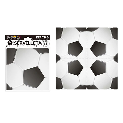 Servilletas de fútbol 33*33cm 10pcs