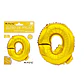 Globo metálico dorado 70cm letra Q - Miniatura 1