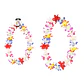 Collar cotillón hawaiano multicolor 48cm - Miniatura 1