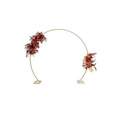 Arco semicircular dorado 2m Solo Estructura 1pc