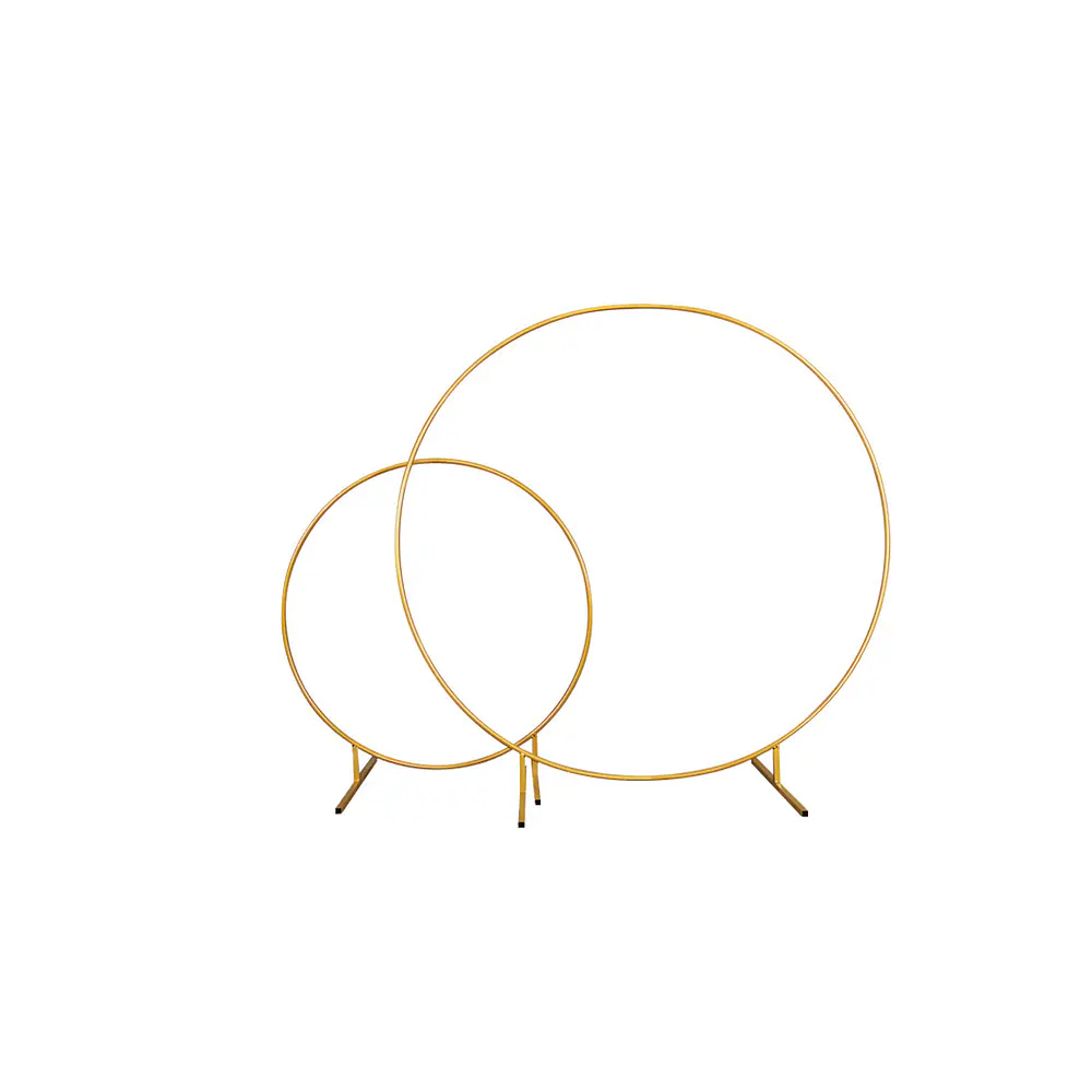 Arco circular dorado 2m Solo Estructura 1pc