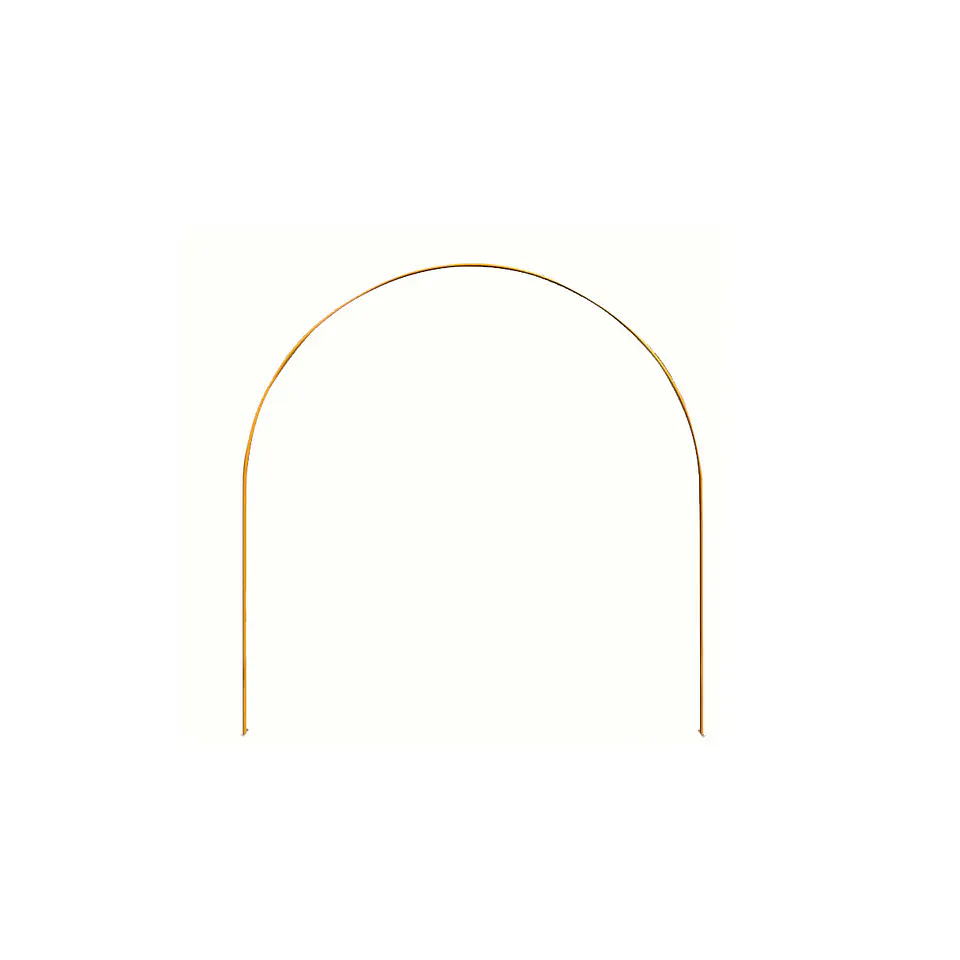 Arco curvado base cuadrada dorado 2.1*2.4m Solo Estructura 1pc 1