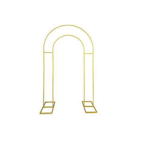 Arco de doble decoración dorado 1*2m Solo Estructura 1pc
