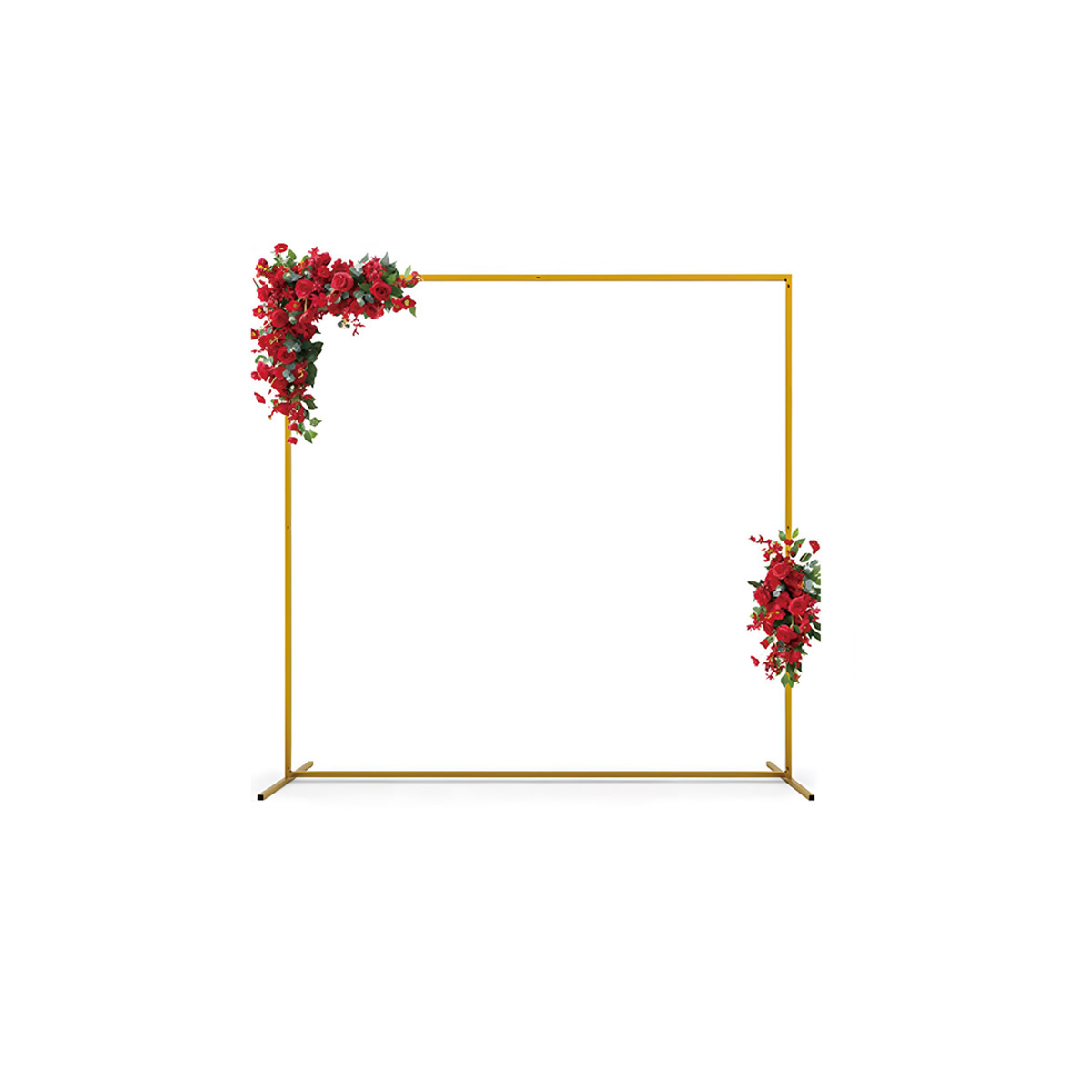 Arco rectangular dorado 3*3m Solo Estructura 1pc