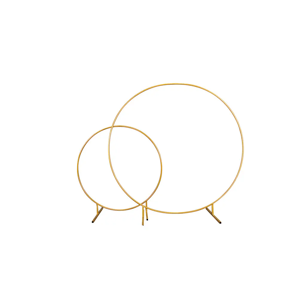 Arco circular dorado 2.2m Solo Estructura 1pc