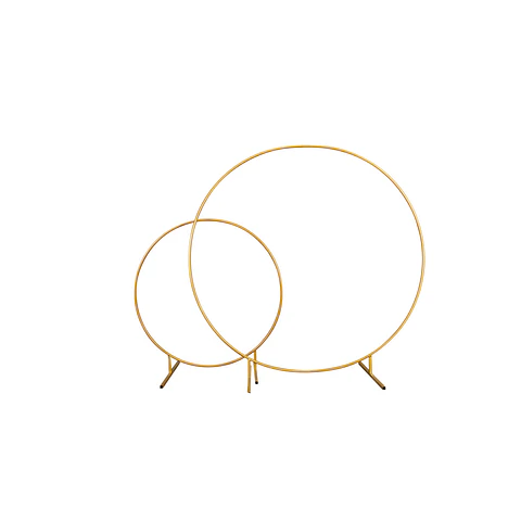 Arco circular dorado 2.2m Solo Estructura 1pc