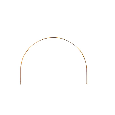 Arco semicircular de mesa ajustable dorado 2.4*1.37m Solo Estructura 1pc