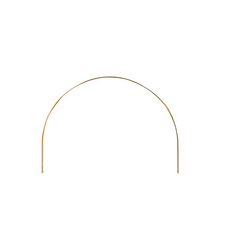 Arco semicircular de mesa ajustable dorado 2.4*1.37m Solo Estructura 1pc
