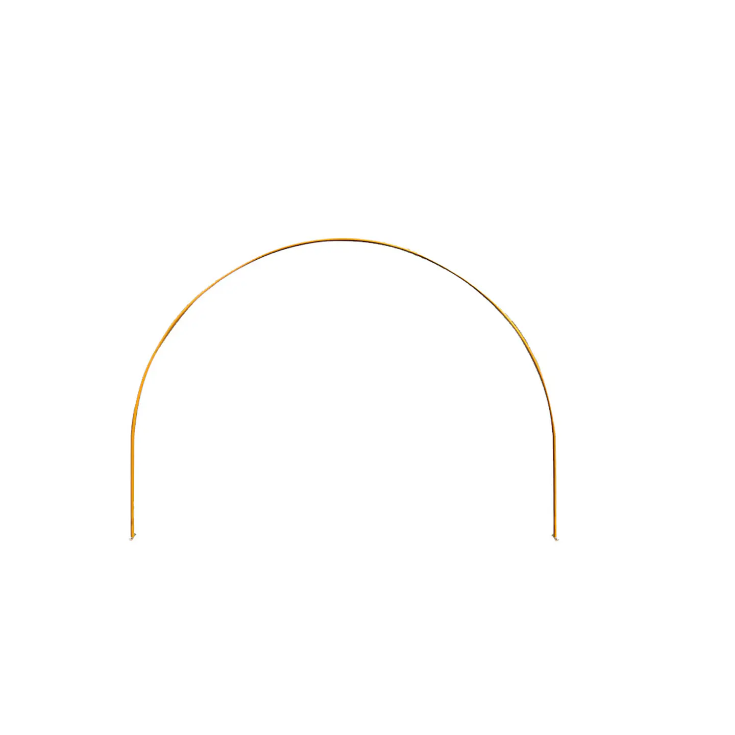 Arco semicircular de mesa ajustable dorado 2.4*1.37m Solo Estructura 1pc 1