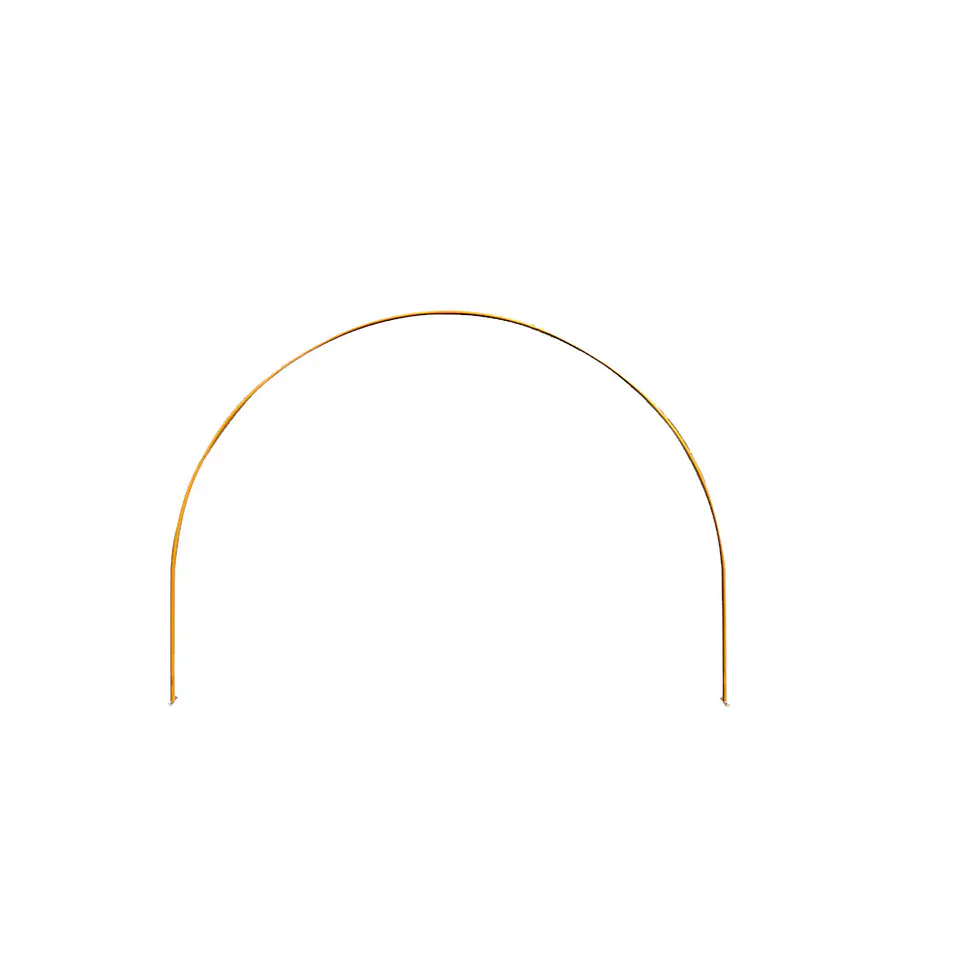 Arco semicircular de mesa ajustable dorado 2.4*1.37m Solo Estructura 1pc 1