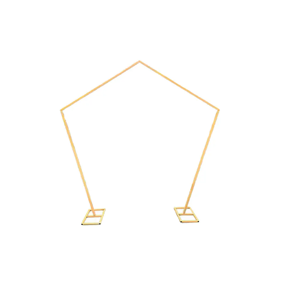 Arco pentagonal dorado 2.5*2.5m Solo Estructura 1pc