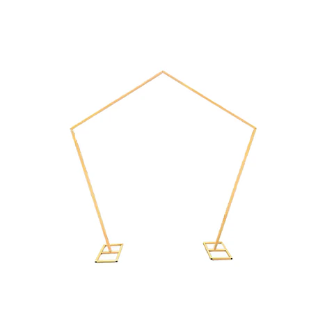 Arco pentagonal dorado 2.5*2.5m Solo Estructura 1pc