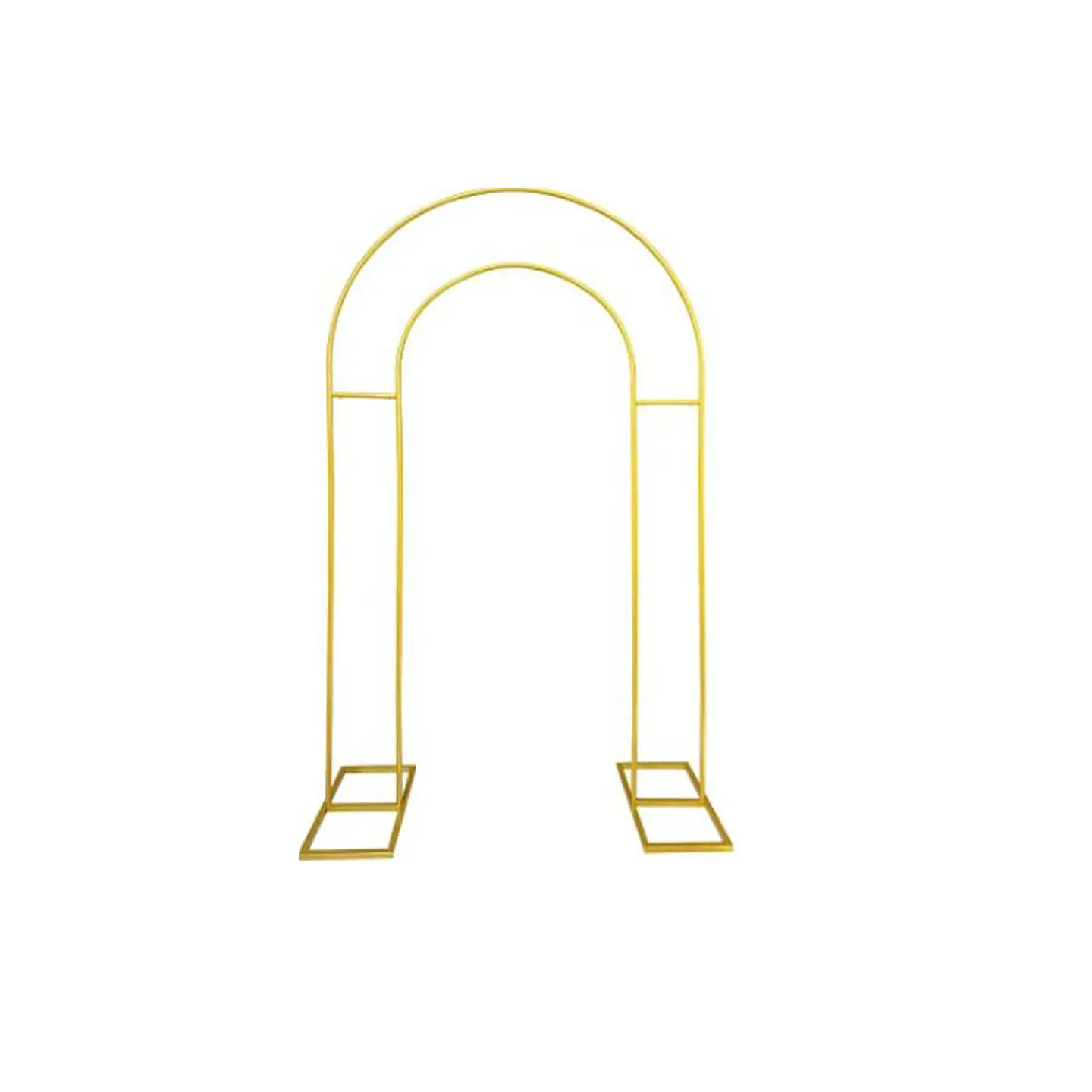 Arco de doble decoración dorado 1.2*2.2m Solo Estructura 1pc 1