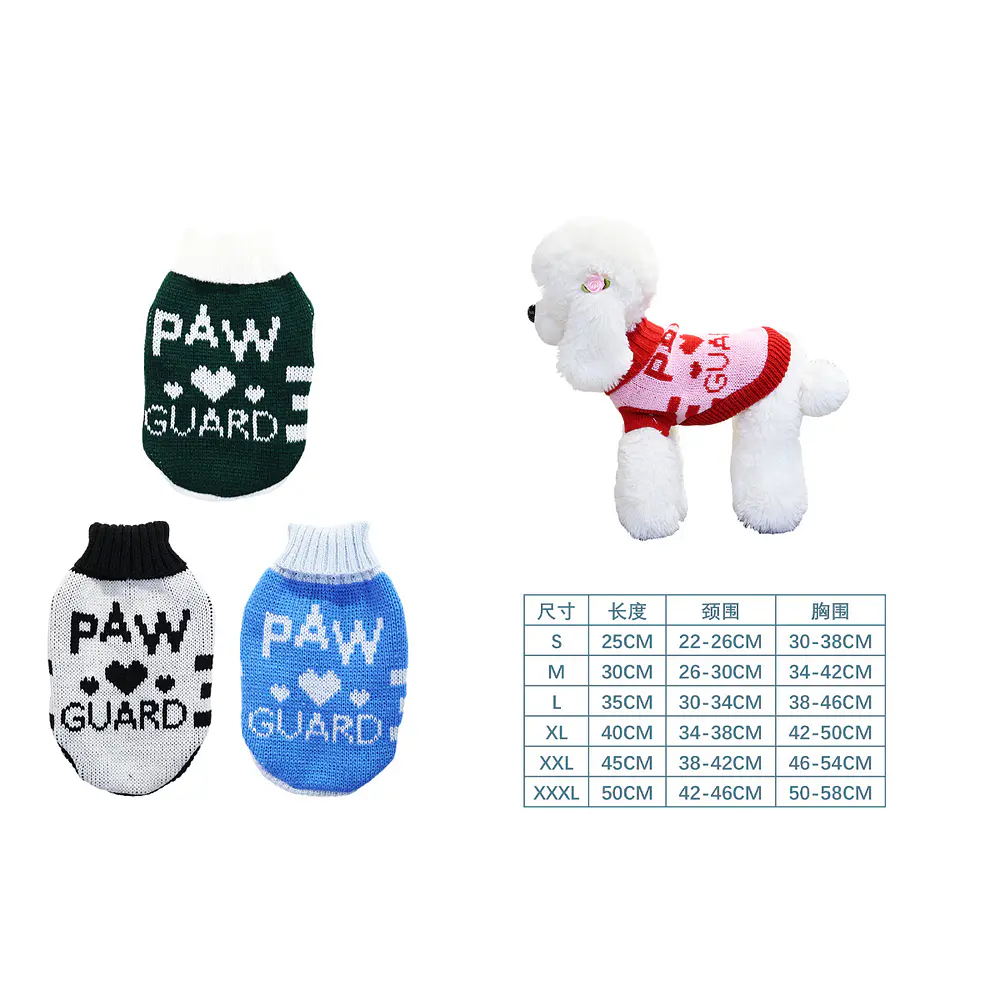 Chaleco para mascotas L 35CM 12pcs Color Aleatorio