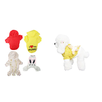 Ropa para mascotas de primavera y otoño 12pcs Diseño Aleatorio
