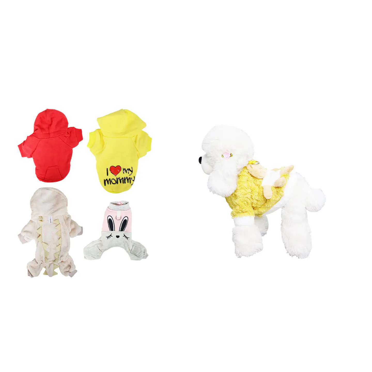 Ropa para mascotas de primavera y otoño 12pcs Diseño Aleatorio 1