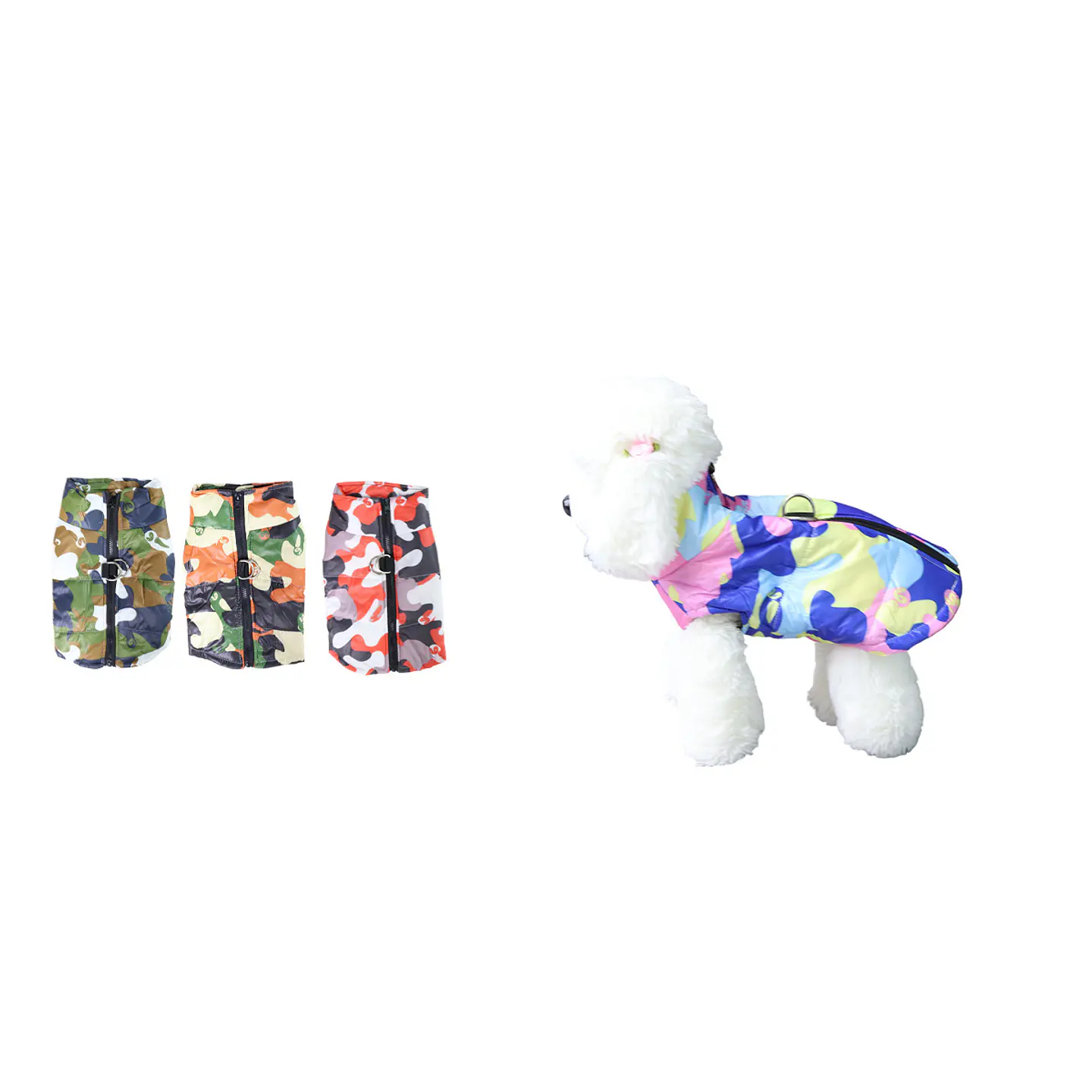 Chaqueta acolchada camuflaje Talla M (Talla real 2XL) 12pcs Color Aleatorio  1
