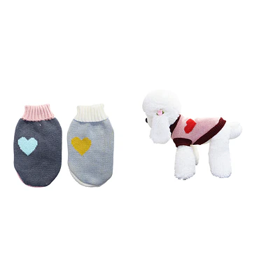Chaleco de lana para mascotas XXL 45CM 12pcs Color Aleatorio