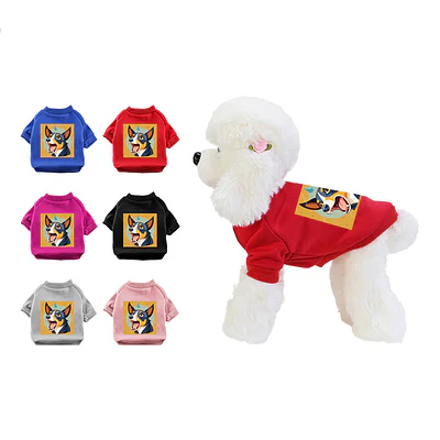 Polerón para mascotas S 25x35CM 12pcs Color Aleatorio