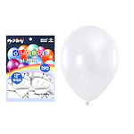 Globos de látex perlado blanco 35cm 25pcs